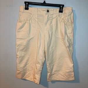 Free People Light Yellow Shorts Size 10